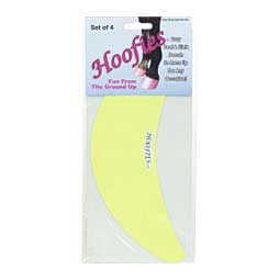 Hoofies Hoof Stickers for Horses Neon Yellow - Item # 47729
