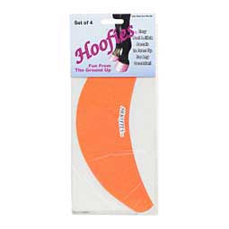 Hoofies Hoof Stickers for Horses Neon Orange - Item # 47729