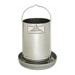 Free Range Galvanized Hanging Chicken Feeder 30 lb - Item # 47736