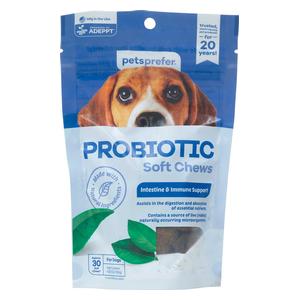 Probiotic Intestine & Immune Support Soft Chews for Dogs 30 ct - Item # 47825