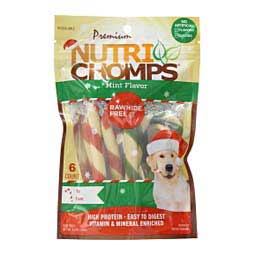 Nutri Chomps Candy Cane Dog Treats 6 Ct - Item # 47909