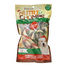 Nutri Chomps Candy Cane Dog Treats 12 ct - Item # 47910