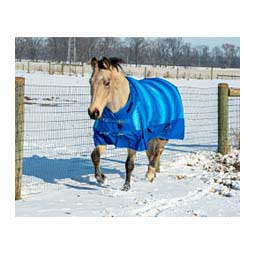 Heavy Weight Chevron Horse Blanket with Snuggit Neck Royal Blue - Item # 47915