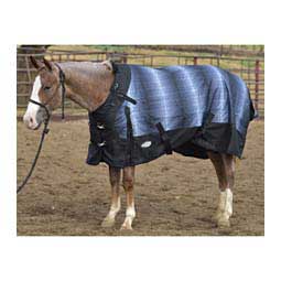 Heavy Weight Chevron Horse Blanket with Snuggit Neck Gray - Item # 47915