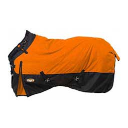 Medium Weight Turnout Horse Blanket with Snuggit Neck Orange/Black - Item # 47916