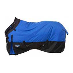 Medium Weight Turnout Horse Blanket with Snuggit Neck Royal/Black - Item # 47916