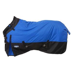 Tough1 Medium Weight Turnout Horse Blanket with Snuggit Neck Royal/Black - Item # 47916