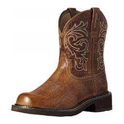 Fatbaby Heritage Mazy 8" Cowgirl Boots Crackled Cottage - Item # 47956