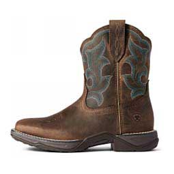 Anthem Shortie II 8" Cowgirl Boots Distressed Brown - Item # 47957