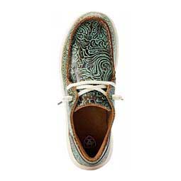 Hilo Womens Shoes Turquoise Floral - Item # 47958