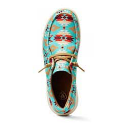 Hilo Womens Shoes Turquoise/Saddle Blanket - Item # 47958C