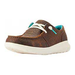Hilo Womens Shoes Brown Blanket Emboss - Item # 47958