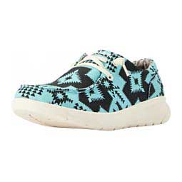 Hilo Womens Shoes Turquoise Saddle Blanket - Item # 47958