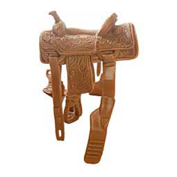 Toy Calf Roping Saddle Brown - Item # 47974