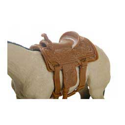 Toy Calf Roping Saddle Brown - Item # 47974