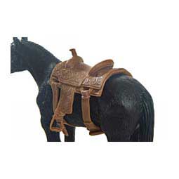 Little Buster Quarter Horse and Saddle Black Horse with Saddle - Item # 47977