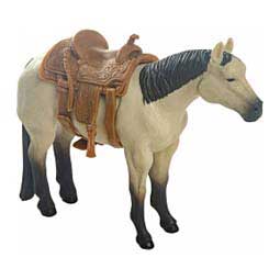 Little Buster Quarter Horse and Saddle Buckskin Horse with Saddle - Item # 47978