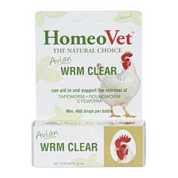 Avian WRM Clear for Poultry 15 ml - Item # 48007
