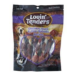 Lovin Tenders Chicken, Duck and Liver Kabobs Dog Treats 7 oz - Item # 48017