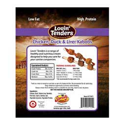 Lovin Tenders Chicken, Duck and Liver Kabobs Dog Treats 7 oz - Item # 48017