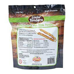 Lovin' Tenders Chicken and Rawhide Twists Recipe Natural Dog Treats 16 oz - Item # 48020