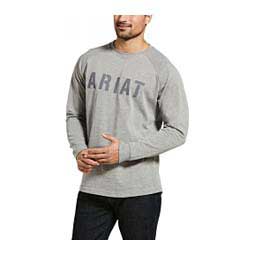 Rebar Long Sleeve Mens T-Shirt Heather Gray - Item # 48027