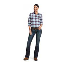 Rebar Mid-Rise Riveter Boot Cut Womens Jeans Hallow - Item # 48034