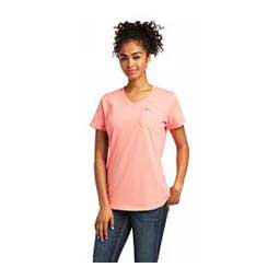 Rebar V-Neck Womens T-Shirt Summer Melon - Item # 48036C