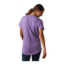 Rebar V-Neck Womens T-Shirt Paisley Purple - Item # 48036C