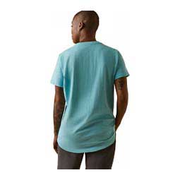 Rebar V-Neck Womens T-Shirt Bachelor Button - Item # 48036