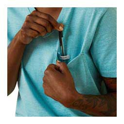 Rebar V-Neck Womens T-Shirt Bachelor Button - Item # 48036
