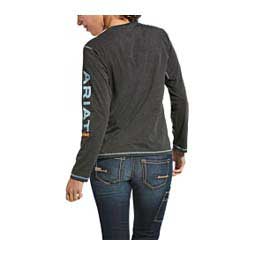 Rebar Long Sleeve Womens T-Shirt Charcoal Heather - Item # 48038