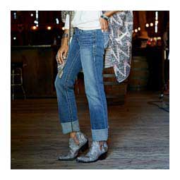 REAL Straight Leg Womens Jeans Rainstorm - Item # 48041