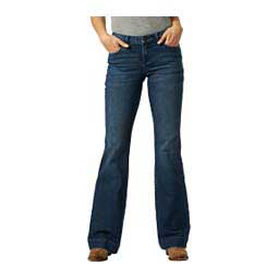 Sophia Mid-Rise Trouser Womens Jeans Blue - Item # 48052