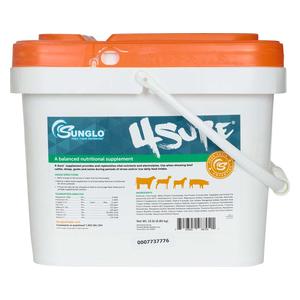 4Sure Electrolytes for Show Beef Cattle, Sheep, Goats and Swine 15 lb - Item # 48100