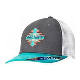 Mesh Womens Cap Gray/Turquoise One Size - Item # 48124