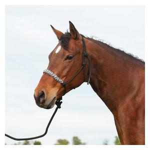 Braided Rope Halter with Lead Black Camo - Item # 48144