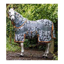 Amgio CamoFly Disc Front Horse Fly Sheet Camo Gray/Orange - Item # 48162