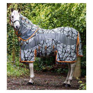 Amgio CamoFly Disc Front Horse Fly Sheet Camo Gray/Orange - Item # 48162