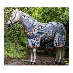Amgio CamoFly Disc Front Horse Fly Sheet Camo Gray/Orange - Item # 48162