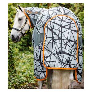 Amgio CamoFly Disc Front Horse Fly Sheet Camo Gray/Orange - Item # 48162