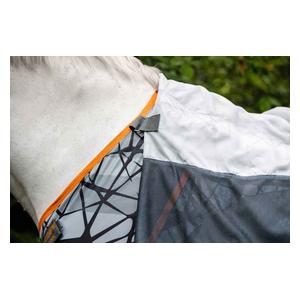 Amgio CamoFly Disc Front Horse Fly Sheet Camo Gray/Orange - Item # 48162