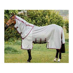 Amigo Bug Buster with No Fly Zone Horse Fly Sheet Silver/Burgundy - Item # 48163