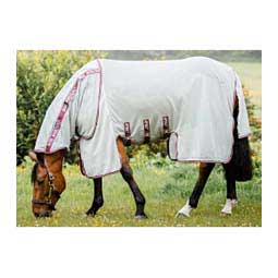 Amigo Bug Buster with No Fly Zone Horse Fly Sheet Silver/Burgundy - Item # 48163