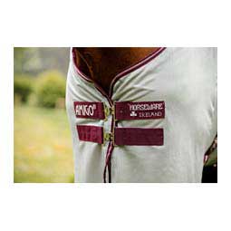 Amigo Bug Buster with No Fly Zone Horse Fly Sheet Silver/Burgundy - Item # 48163
