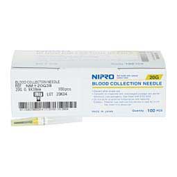 Disposable Blood Collection Needle for Vacutainer 100 ct (20 ga x 1 1/2 in) - Item # 48171