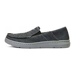 Hilo 360 Canvas Slip-On Mens Shoes Heather Charcoal - Item # 48209