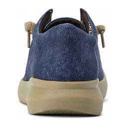 Hilo Canavas Stretch Laced-Up Mens Shoes Heather Blue - Item # 48210