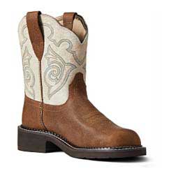 Fatbaby Heritage Tess 8" Cowgirl Boots Tortuga/Cream - Item # 48212