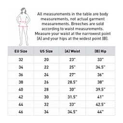 Ella Pull-On Knee Patch Womens Breeches Black - Item # 48342